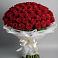 Букет 101 Красная роза Блэк Мэджик в Калининауле