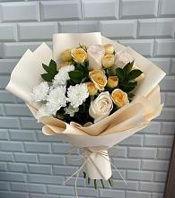 Букет цветов из:  Розы и Хризантемы в Калининауле