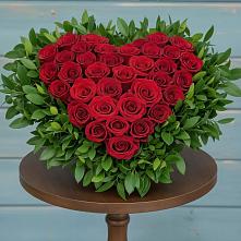 Цветочная композиция из Розы в виде сердца #REPLACE_PRED# Калининауле