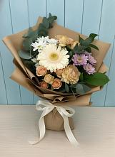 Букет цветов из:  Герберы и Хризантемы в Калининауле