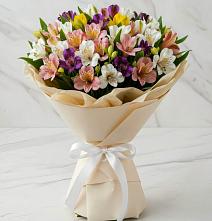 Букет цветов из:  Альстромерии #REPLACE_PRED# Калининауле