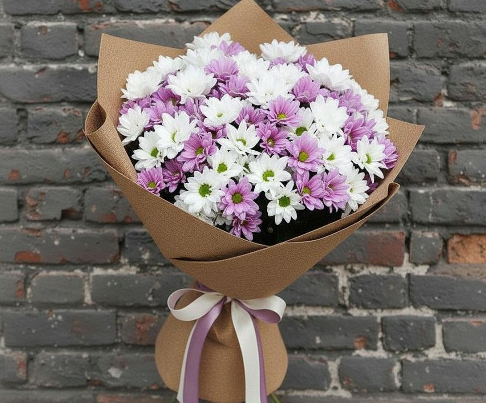 Букет цветов из: Хризантемы в Калининауле
