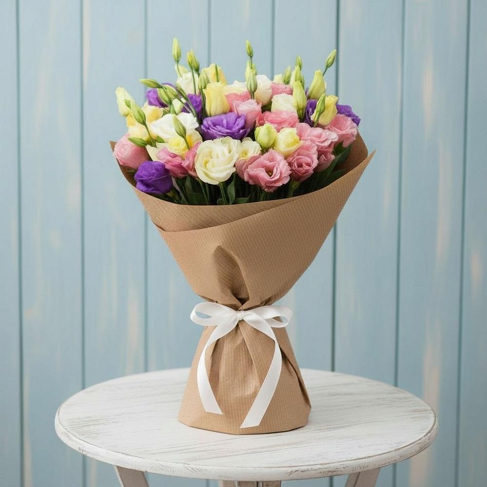 Букет цветов из: Лизиантусы в Калининауле