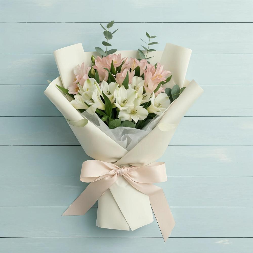 Букет цветов из: Альстромерии в Калининауле