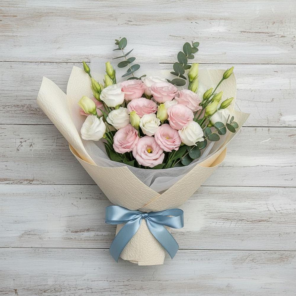 Букет цветов из: Лизиантусы в Калининауле